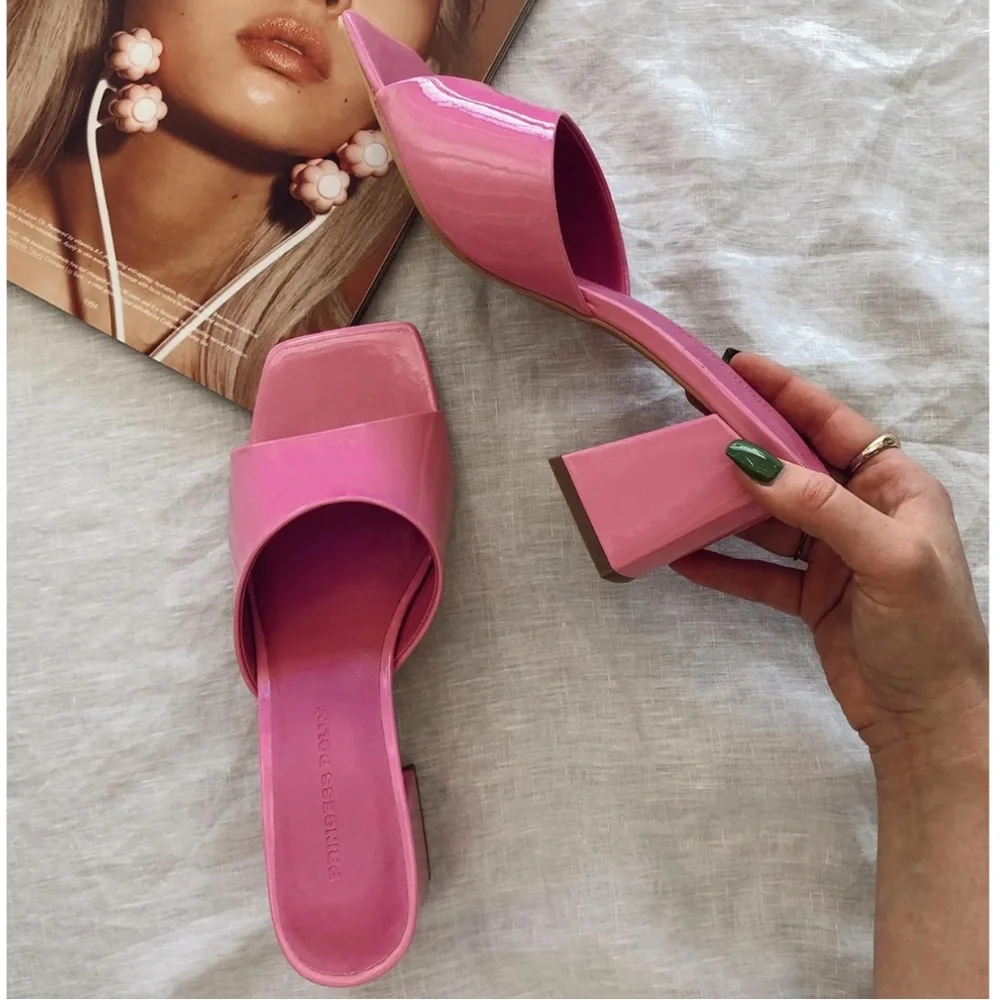Princess Polly Block Heel Sandals - Picture 1 of 7